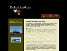 Tablet Screenshot of pinebranchbaptist.net
